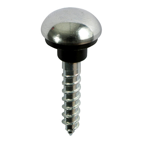 TIMCO Mirror Screws Dome Head Chrome -All Sizes,200pcs