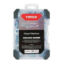 Load image into Gallery viewer, TIMCO Washers Zinc Mixed Tray - 291pcs Tray OF 1 - TRAY580
