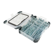 Load image into Gallery viewer, TIMCO Countersunk Silver Woodscrews Mixed Tray - 340pcs Tray OF 1 - TRAY370
