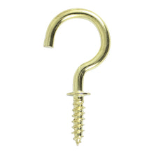 Load image into Gallery viewer, Round Cup Hook - E/Brass
