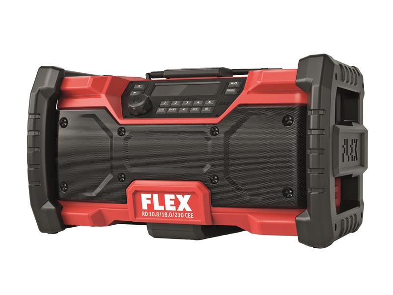 FlexPowerTools 518255 RD 10.8/18.0/230 Cordless Radio 240V & Li-ion Bare Unit