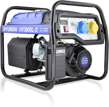 Load image into Gallery viewer, Hyundai  3.2kW / 4kVa* Recoil Start Site Petrol Generator | HY3800L-2
