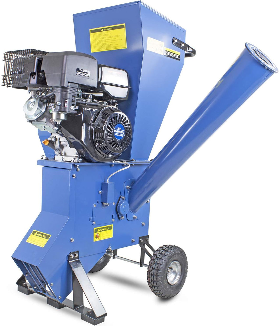 Hyundai 420cc 102mm Petrol 4-Stroke Garden Wood Chipper Shredder Mulcher | HYCH1400