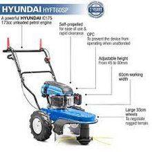 Load image into Gallery viewer, Hyundai Heavy Duty Self Propelled Petrol Wheeled Grass Trimmer | HYFT60SP
