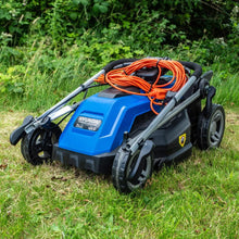 Load image into Gallery viewer, Hyundai 38cm Corded Electric 1600w 230v/240v Roller Mulching Lawnmower | HYM3800E
