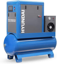 Load image into Gallery viewer, Hyundai 10hp 500L Permanent Magnet Screw Air Compressor with Dryer and Variable Speed Drive | HYSC100500DVSD
