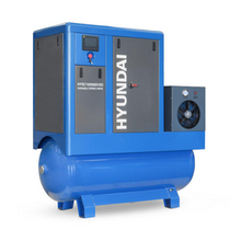 Load image into Gallery viewer, Hyundai 15hp 500L Permanent Magnet Screw Air Compressor with Dryer and Variable Speed Drive | HYSC150500DVSD
