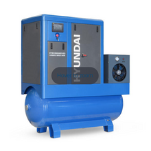 Load image into Gallery viewer, Hyundai 20hp 500L Permanent Magnet Screw Air Compressor with Dryer and Variable Speed Drive | HYSC200500DVSD
