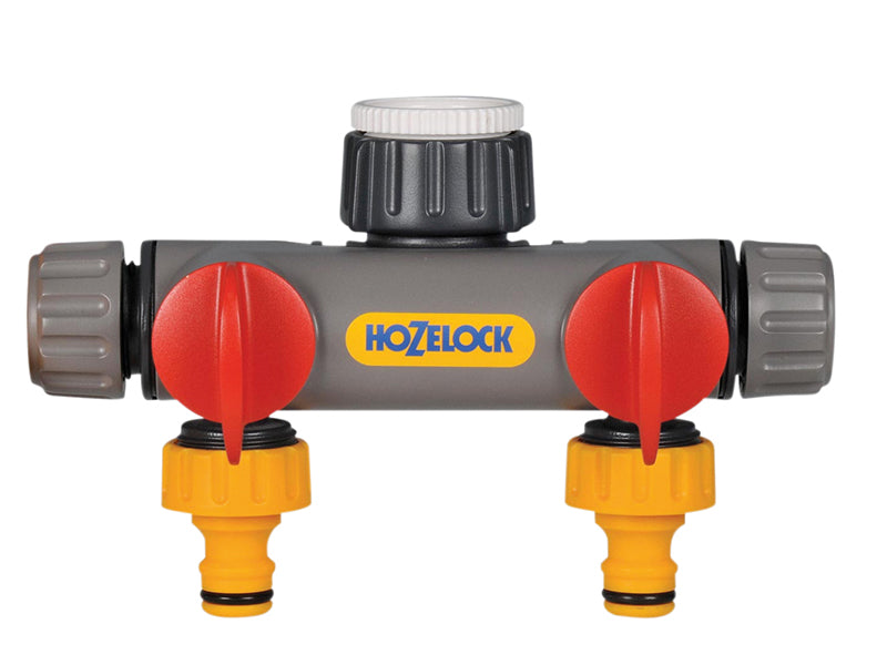 Hozelock 2252 0000 2252 2-Way Tap Connector 1/2 - 1in BSP