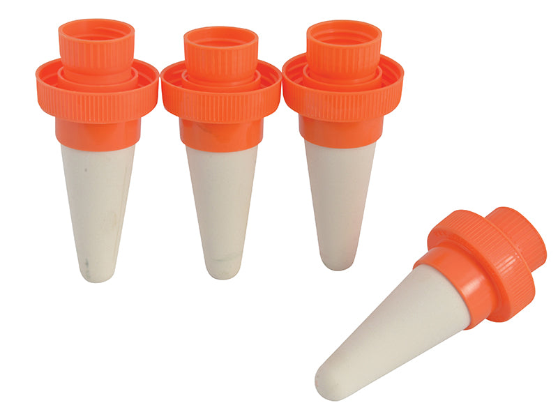 Hozelock 2715 8000 2715 Orange Aquasolo Watering Cone for Small 10in Pots (Pack 4)