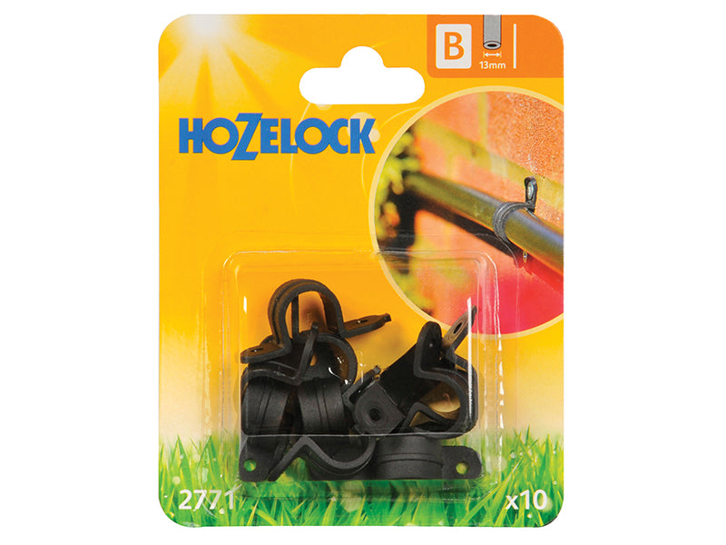 Hozelock 2771P0000 2771 Wall Clip 13mm (Pack 10)