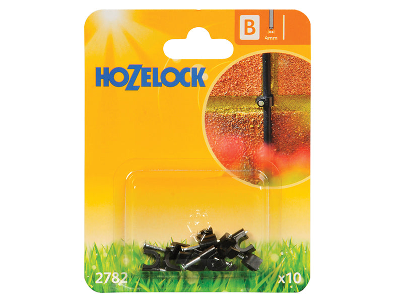 Hozelock 2782P0000 2782 Wall Clip 4mm (Pack 10)