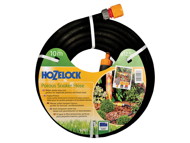 Hozelock 6761P0000 6761 Porous Soaker Hose 10m 12.5mm (1/2in) Diameter