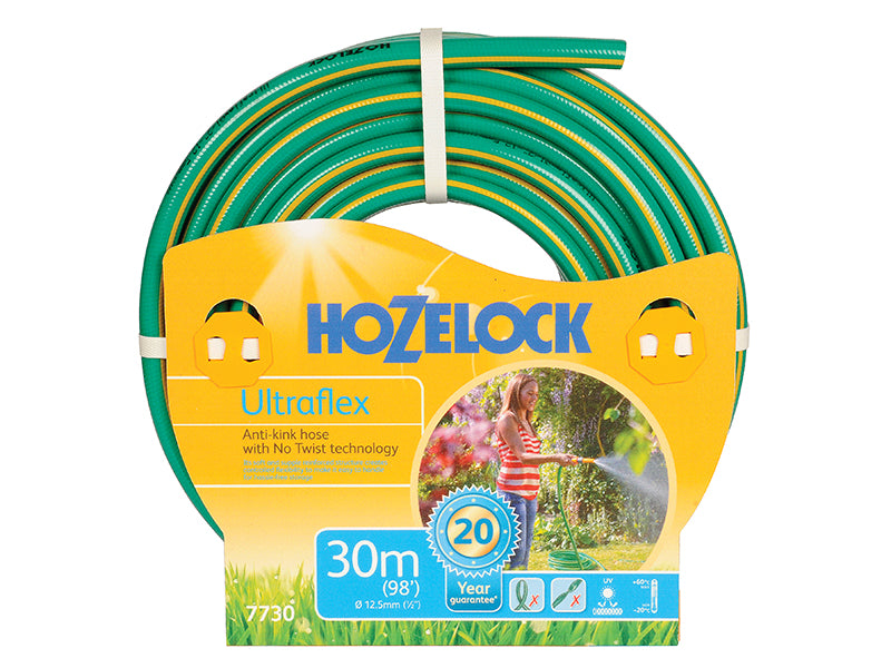 Hozelock 7730P0000 7730 Ultraflex Hose 30m 12.5mm (1/2in) Diameter