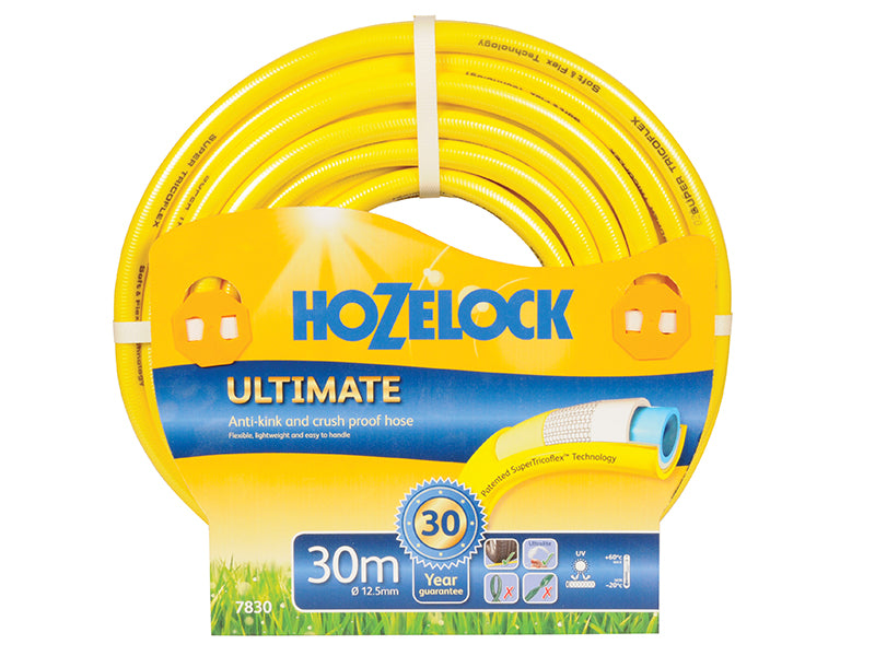 Hozelock 7830P0000 7830 Ultimate Hose 30m 12.5mm (1/2in) Diameter