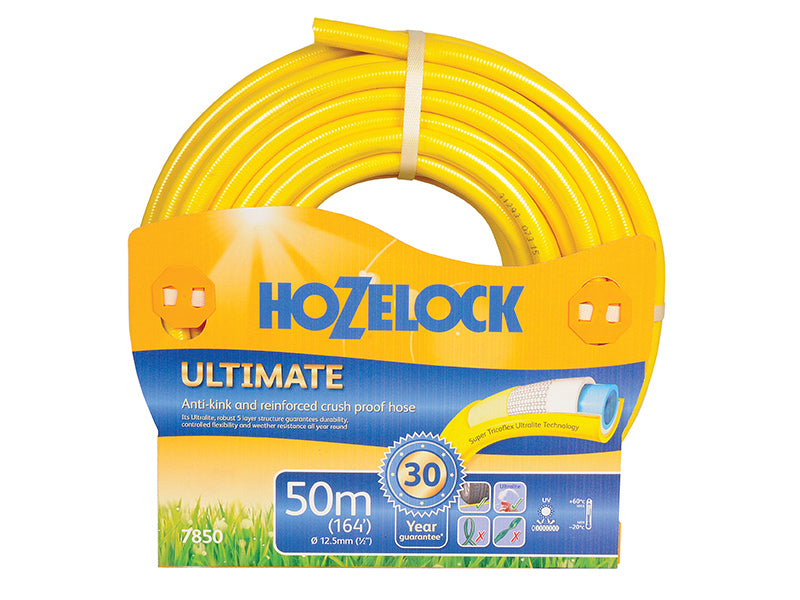 Hozelock 7850P0000 7850 Ultimate Hose 50m 12.5mm (1/2in) Diameter