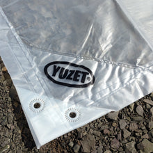 Load image into Gallery viewer, Yuzet Clear Heavy Duty Reinforced Waterproof Tarpaulin Cover Ground Sheet Stall
