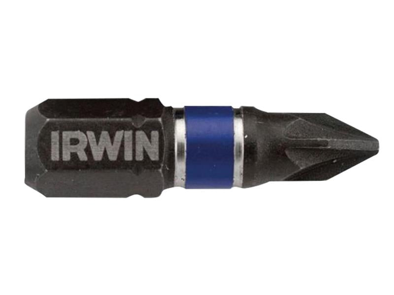 IRWIN IW6061411 Impact Pro Performance Screwdriver Bits PZ3 25mm (Pack 2)