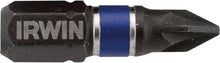 Load image into Gallery viewer, IRWIN IW6061411 Impact Pro Performance Screwdriver Bits PZ3 25mm (Pack 2)
