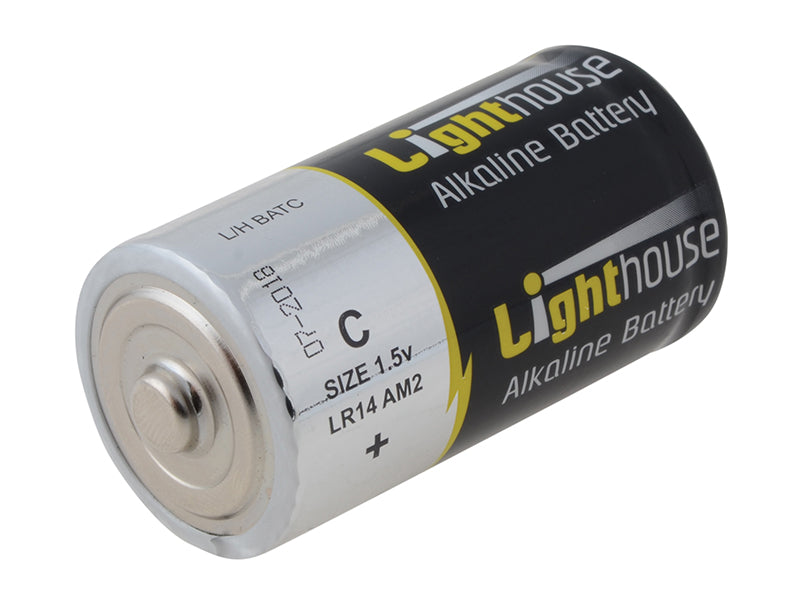 Lighthouse LR14 C LR14 Alkaline Batteries 6200 mAh (Pack 2)