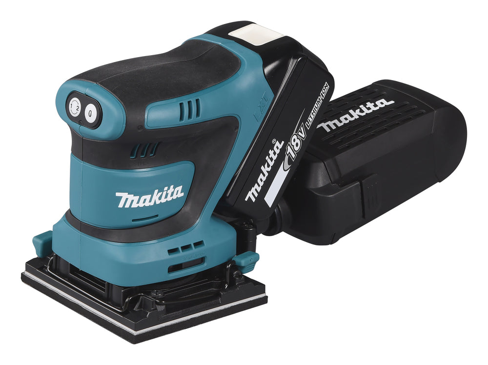 Makita DBO480Z 18v LXT 114mm Detail 1/4 Sheet Finishing Palm Sander