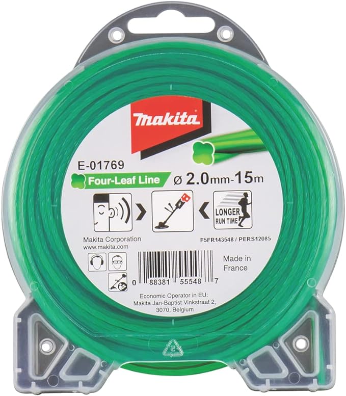 Makita Four Leaf Nylon Cord 2mm x 15m