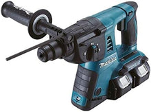 Load image into Gallery viewer, Makita DLX2137PTJ Twin 18V Li-ion LXT 2 Piece Combo Kit comprising DHP482Z and DHR263ZJ Complete with 4 x 5.0 Ah Batteries and Twin Port Charger Supplied in 2 Makpac Cases
