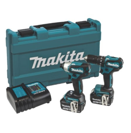 Makita DLX2221ST 18V Brushless Cordless Twin Pack DHP483Z Drill & DTD155Z Driver