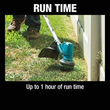 Load image into Gallery viewer, Makita DUR190LZX3 18v LXT Brushless Loop Handle Line Trimmer with 1 x 5 ah Battery
