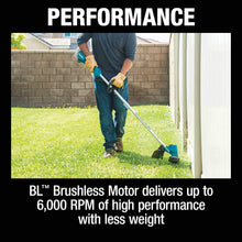 Load image into Gallery viewer, Makita DUR190LZX3 18v LXT Brushless Loop Handle Line Trimmer with 1 x 5 ah Battery
