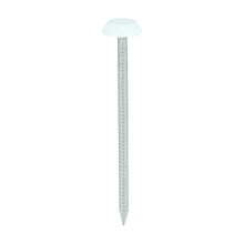 Load image into Gallery viewer, TIMCO Polymer Headed Nails A4 Stainless Steel White - 40mm to 65mm
