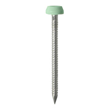 Load image into Gallery viewer, TIMCO Polymer Headed Pins A4 Stainless Steel Chartwell Green -250 Pins, 30mm 40mm
