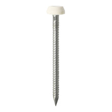 Load image into Gallery viewer, TIMCO Polymer Headed Pins A4 Stainless Steel White - 25mm to 40mm
