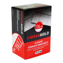Load image into Gallery viewer, TIMCO FirmaHold Collated 16 Gauge Straight A2 Stainless Steel Brad Nails 16g All Sizes 2000 Pieces
