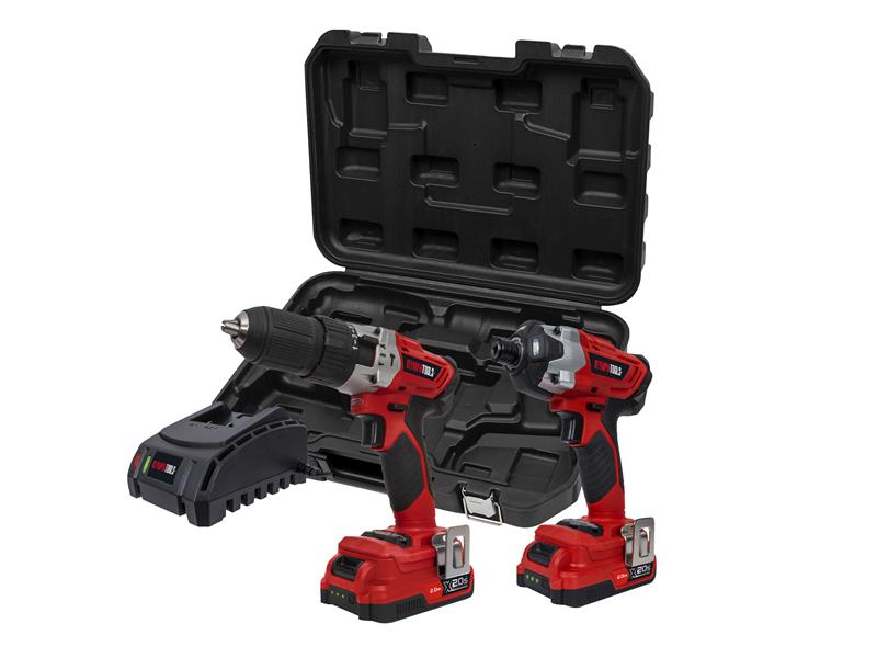 OlympiaPowerTools 09-930 X20S™ Twin Pack 20V 2 x 2.0Ah Li-ion