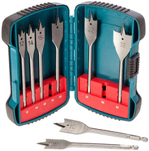Load image into Gallery viewer, Makita P-52093 Performance Flat Drill Bit Set 8 Piece
