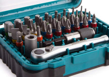 Load image into Gallery viewer, Makita P-79158 39 Piece Ratchet Screw Bit Set Phillips, Pozi, Torx, Hex, Slotted
