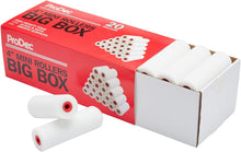 Load image into Gallery viewer, ProDec Big Box 20 pack 4 inch High Density Foam Mini Paint Rollers  4&quot;
