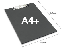 Load image into Gallery viewer, Rapesco 1520A Business Pack: 10 Fold Over Clipboards, A4+, Black
