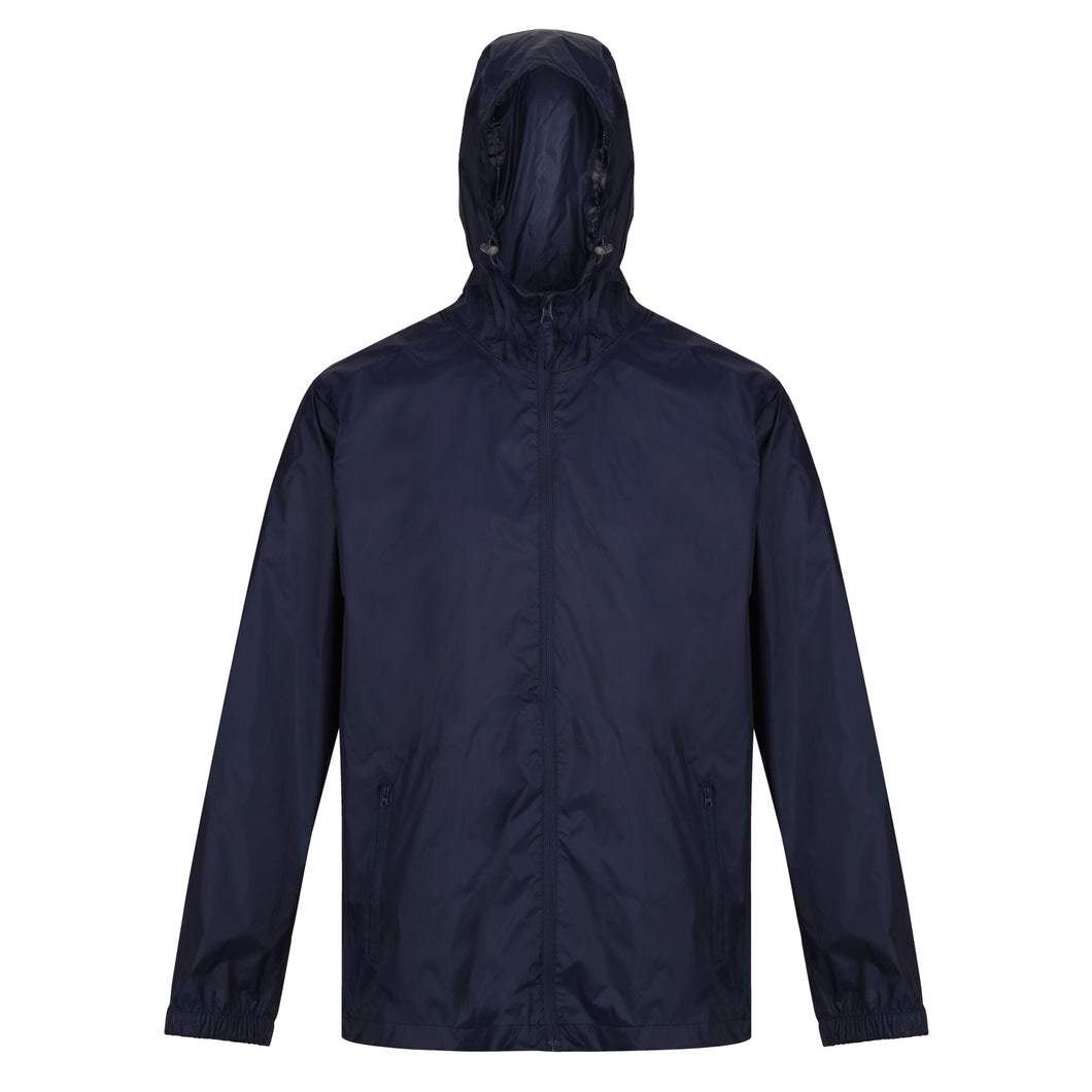 Regatta TRW248 | Pro Packaway Mens Waterproof Jacket | Black and Navy