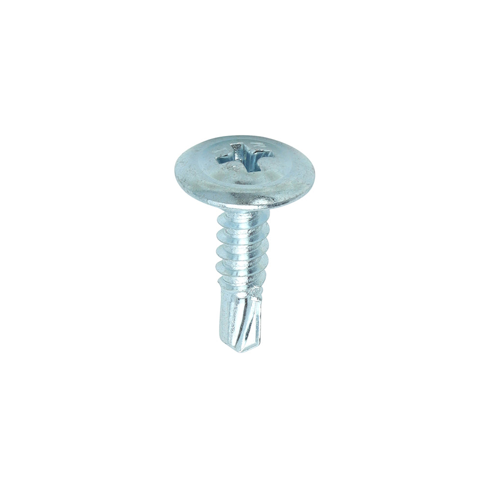 TIMCO Twin-Threaded Countersunk Silver Woodscrews - 8 x 1 TIMbag OF 470 - 00081CWZB