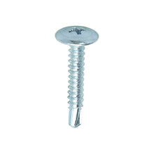 Load image into Gallery viewer, TIMCO Self-Drilling Wafer Head Silver Screws - 4.2 x 25 Box OF 1000 - 00025WHSD
