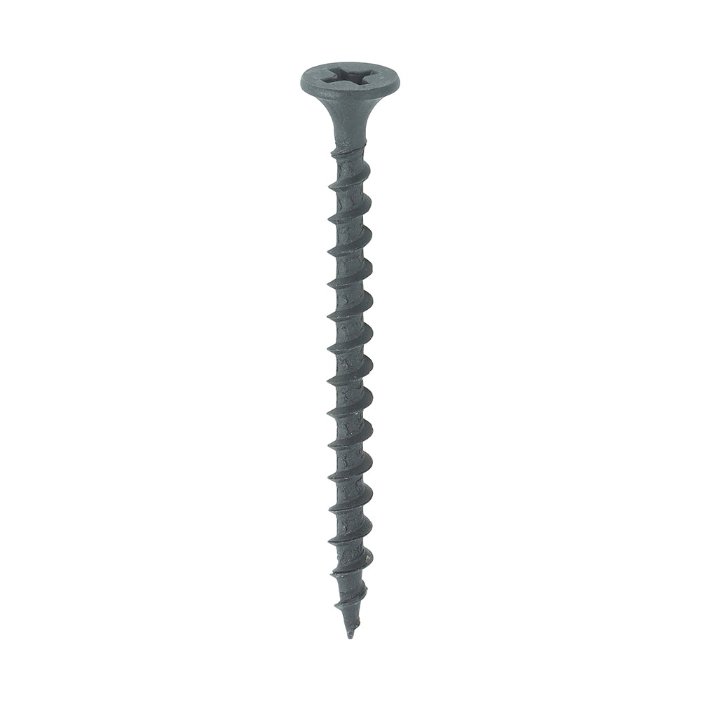 TIMCO Drywall Coarse Thread Bugle Head Black Screws - 3.5 x 50 Box OF 1000 - 00050DRYC