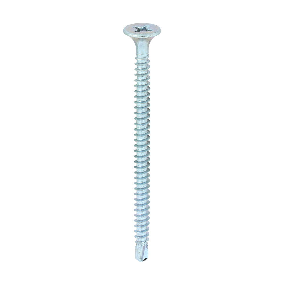 TIMCO Drywall Self-Drilling Bugle Head Silver Screws - 3.5 x 55 Box OF 500 - 00055PSDD