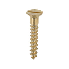 Load image into Gallery viewer, TIMCO Solid Brass Countersunk Woodscrews - 8 x 1 Box OF 200 - 00081CBS
