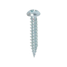 Load image into Gallery viewer, TIMCO Twin-Threaded Round Head Silver Woodscrews - 8 x 1 Box OF 200 - 00081CRWZ
