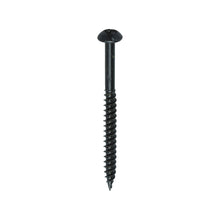Load image into Gallery viewer, TIMCO Twin-Threaded Round Head Black Woodscrews - 6 x 1 Box OF 200 - 00061BJC
