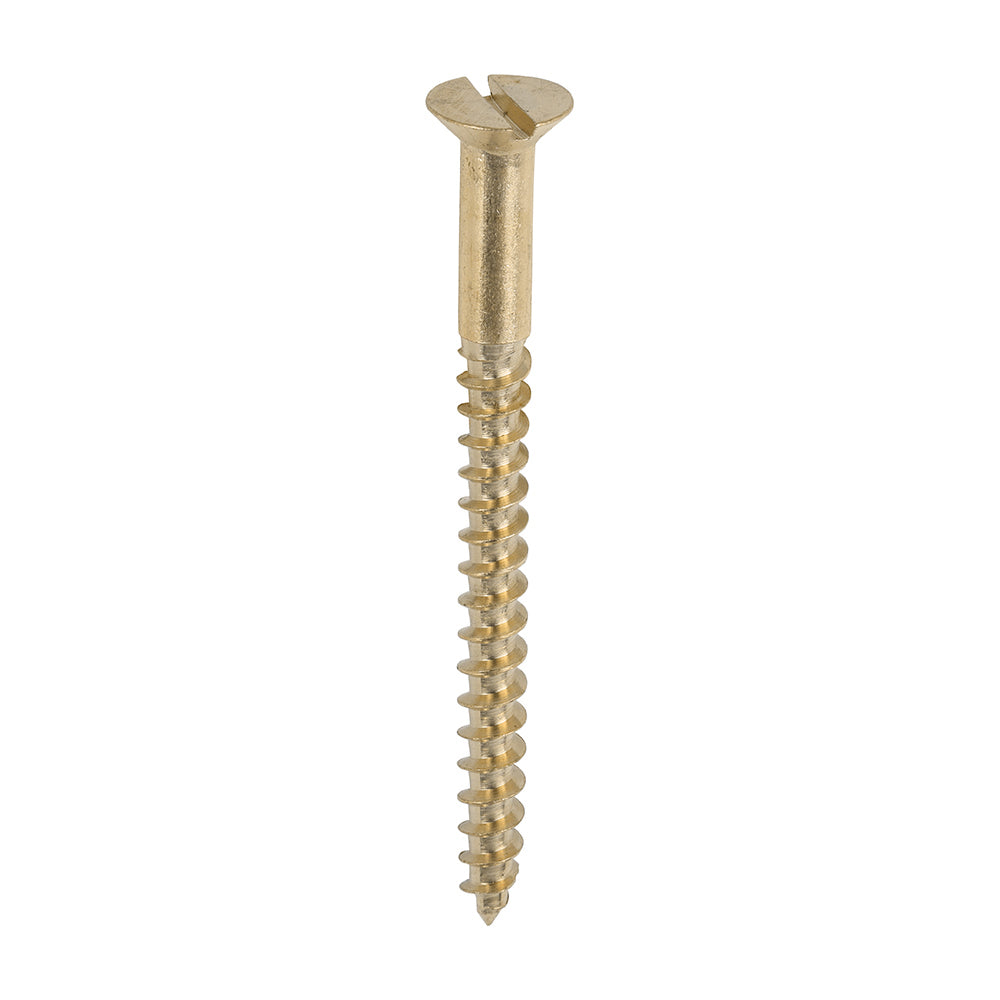 TIMCO Solid Brass Countersunk Woodscrews - 8 x 2 Box OF 200 - 00082CBS