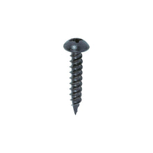 Load image into Gallery viewer, TIMCO Twin-Threaded Round Head Black Woodscrews - 10 x 1 Box OF 200 - 00101BJC

