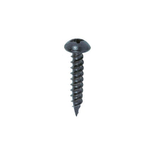 Load image into Gallery viewer, TIMCO Twin-Threaded Round Head Black Woodscrews - 6 x 1 Box OF 200 - 00061BJC
